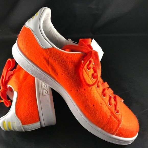 Very Rare PHARRELL Williams Adidas Stan Smith TNS Orange Tennis Balls - Picture 2 of 13